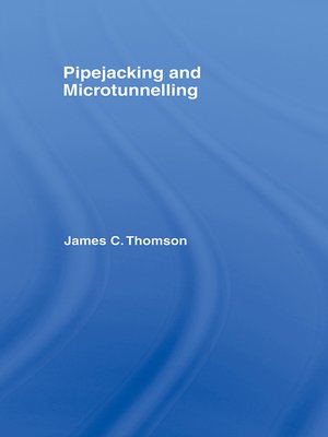 cover image of Pipejacking & Microtunnelling